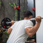 150kg Bumper Plates + Power Multi Cage + Adjustable Weight Bench + Olympic Barbell 6ft or 7ft