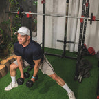 150kg Bumper Plates + Power Multi Cage + Adjustable Weight Bench + Olympic Barbell 6ft or 7ft