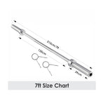Olympic 2" Barbell 6ft - 7ft