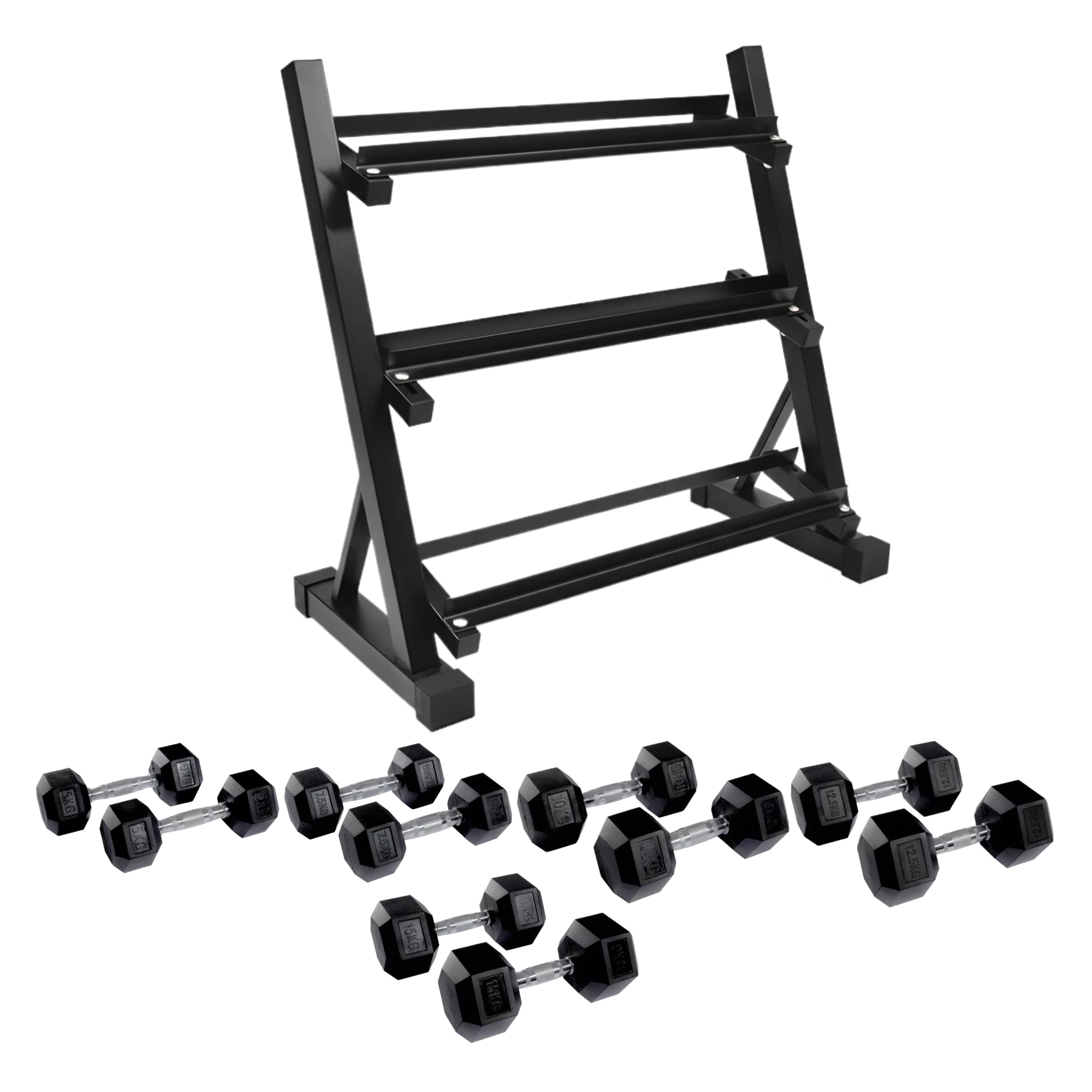 3 Tier Dumbbell Weight Rack
