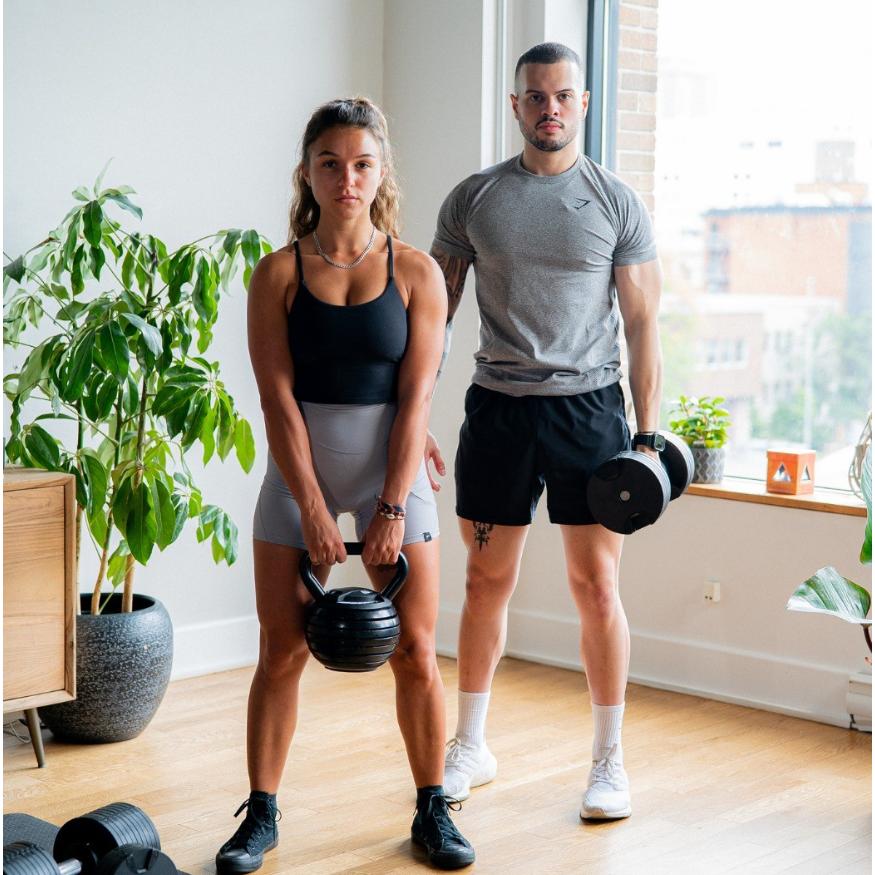 40kg Adjustable Dumbbell Pair 4kg Increments