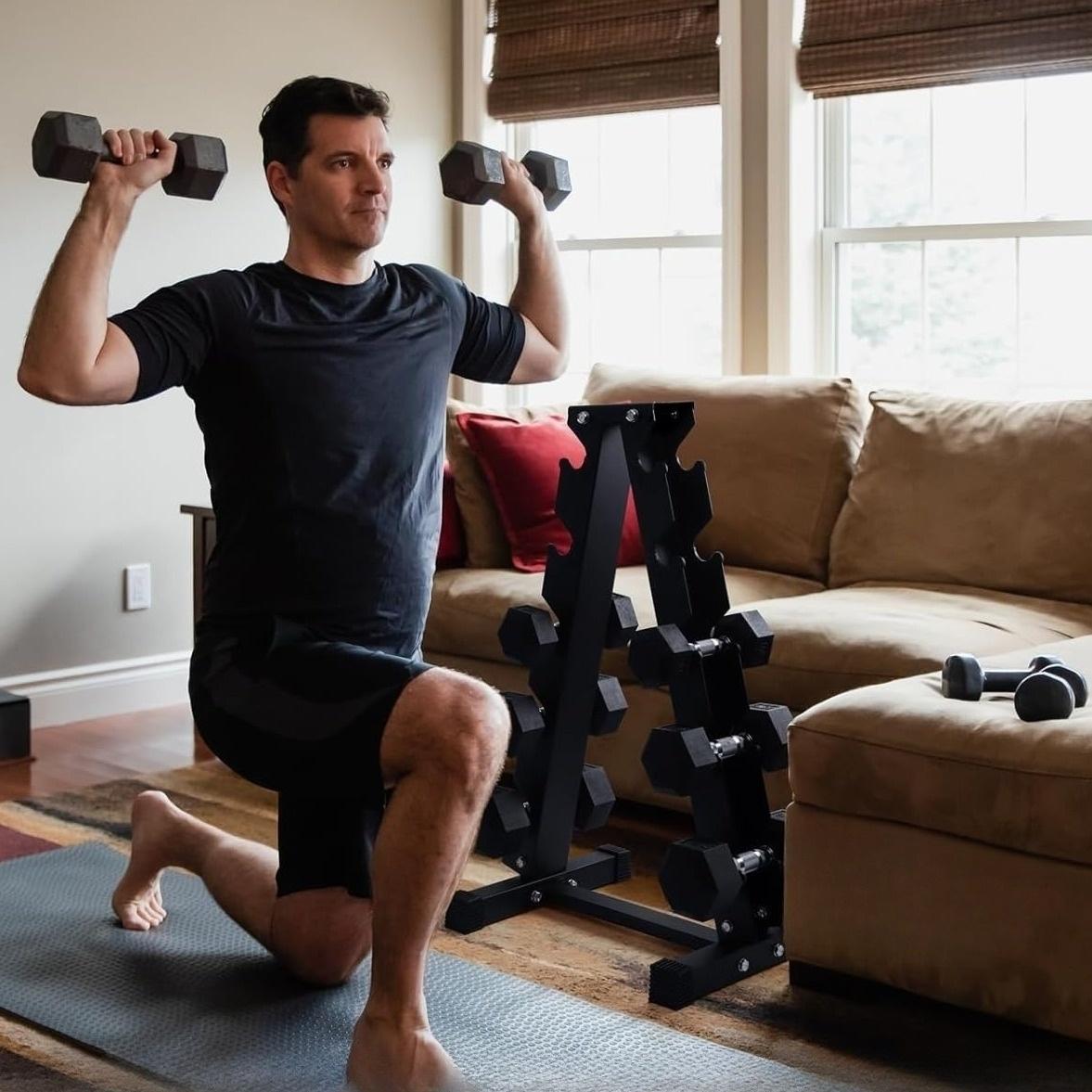 5 & 6 Tier Hex Dumbbell Tree Stand