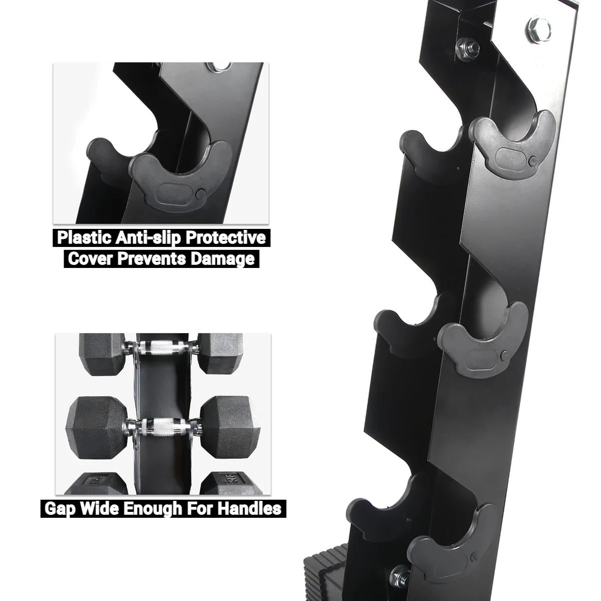 5 & 6 Tier Hex Dumbbell Tree Stand