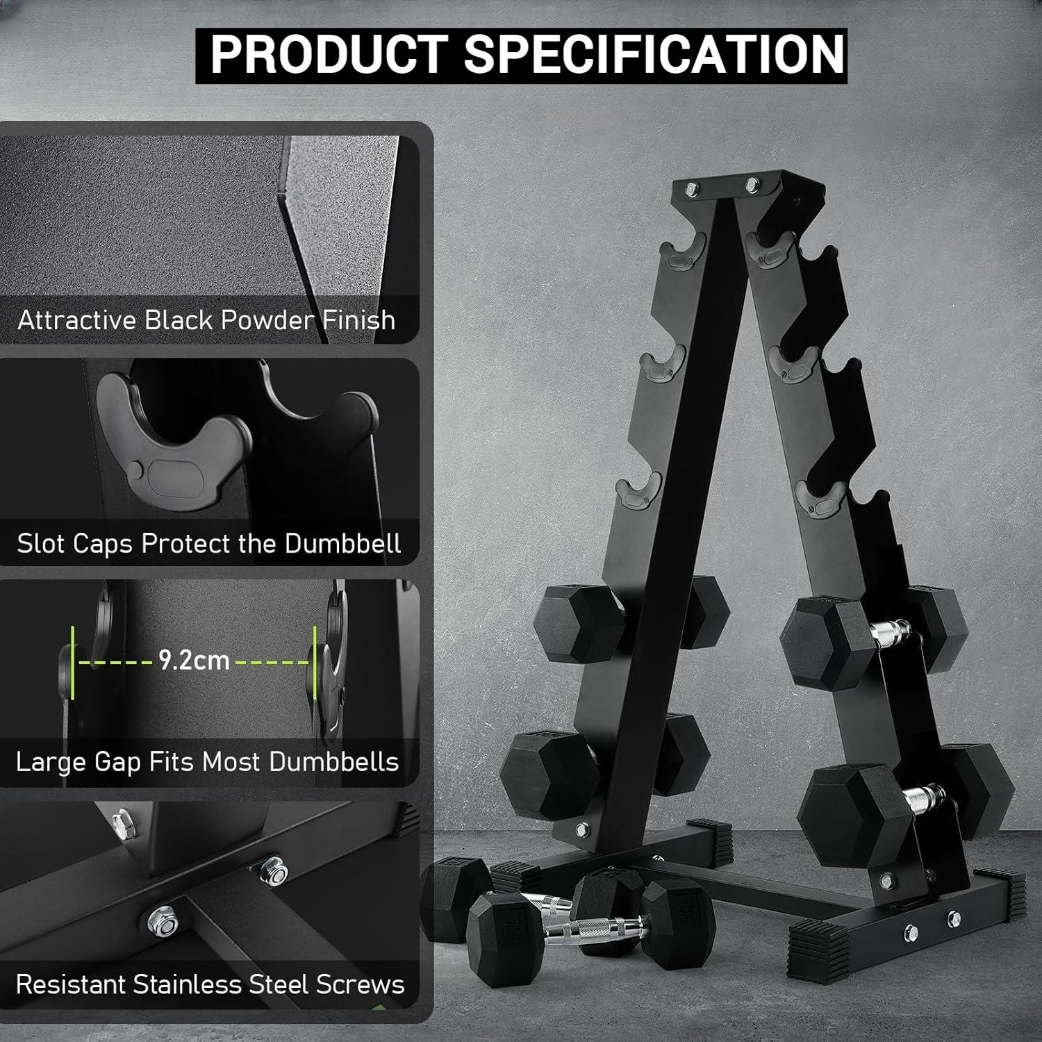 5 & 6 Tier Hex Dumbbell Tree Stand