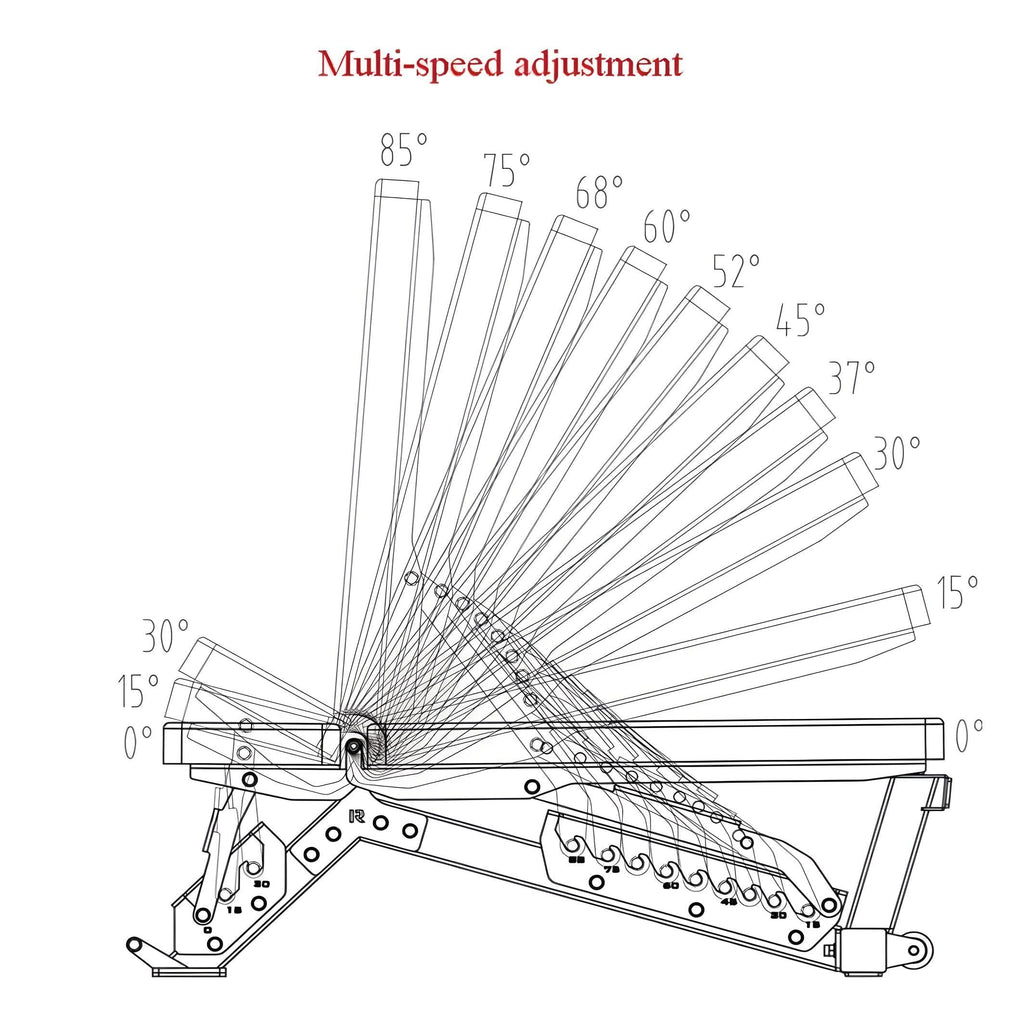 Commercial Multifunctional Weight Bench