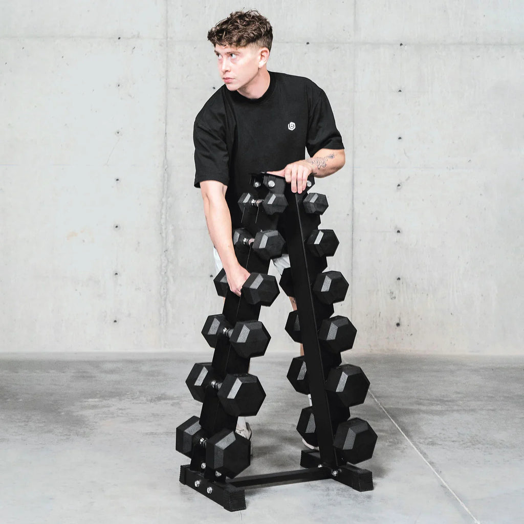 5 & 6 Tier Hex Dumbbell Tree Stand