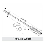 Olympic 2" Barbell 6ft - 7ft