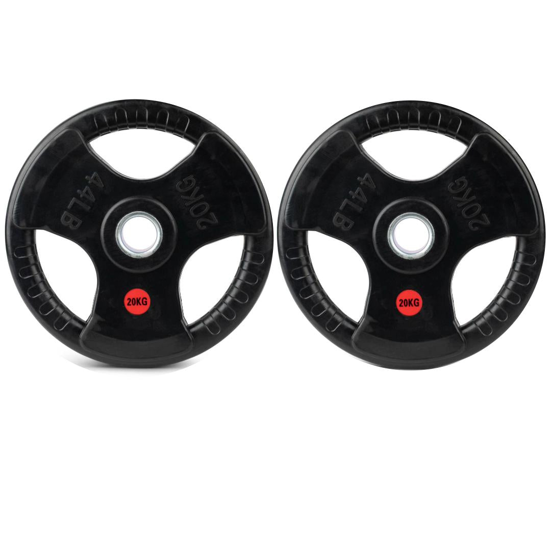 Tri-Grip Olympic Weight Plates